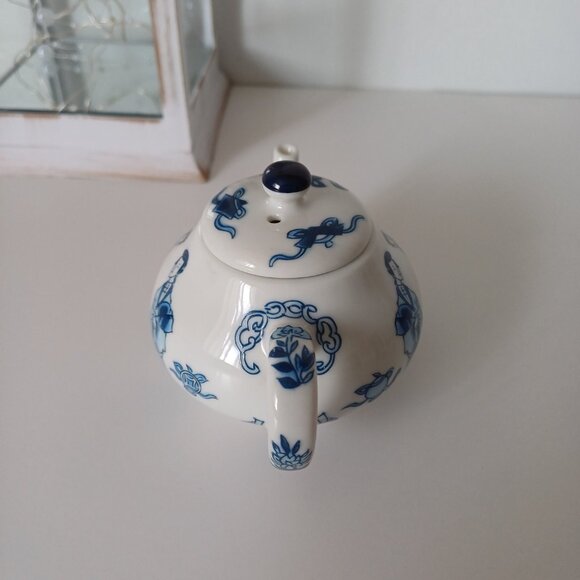 Gorgeous 1985 Franklin Mint KANGXI Fine Porcelain Japanese Mini Teapot - Picture 5 of 10